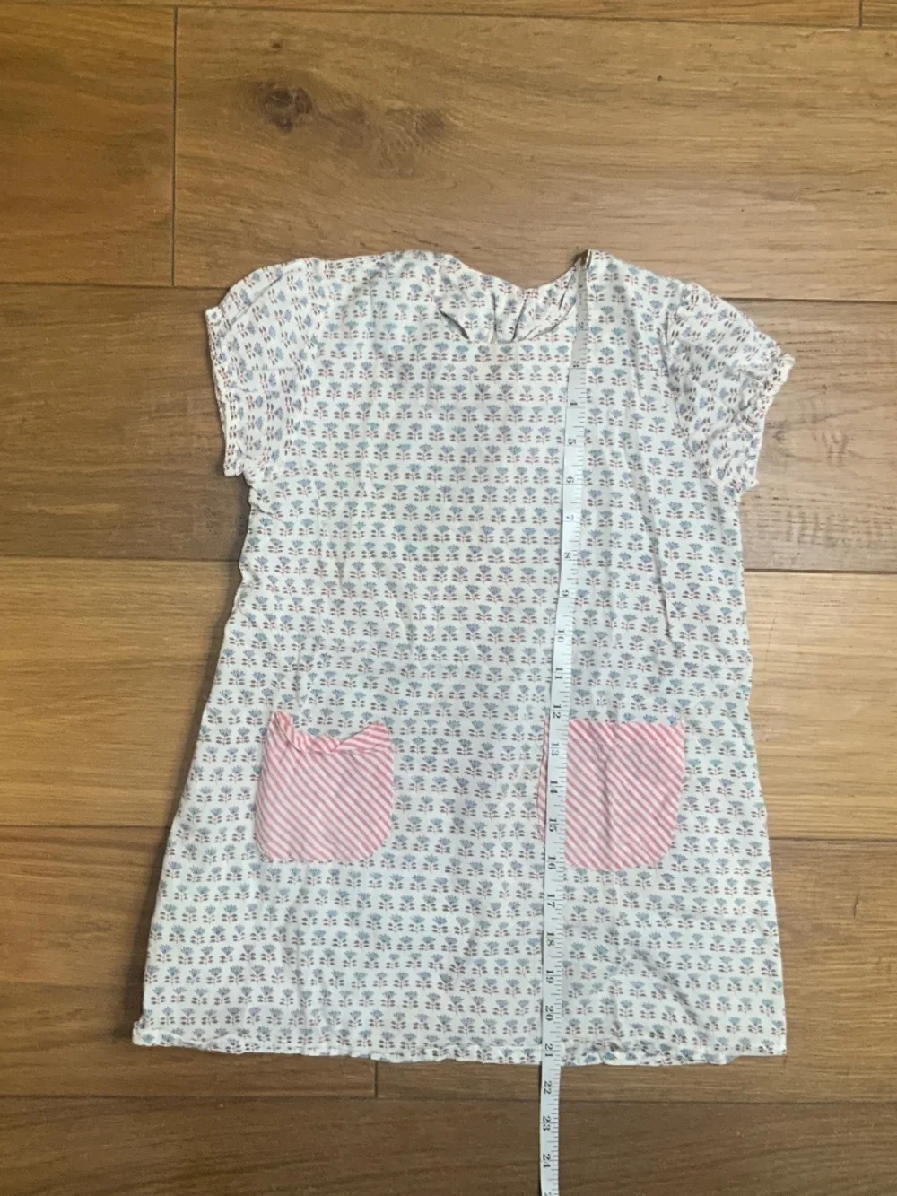 Muny Girls Flowered Cotton Dress Size 4